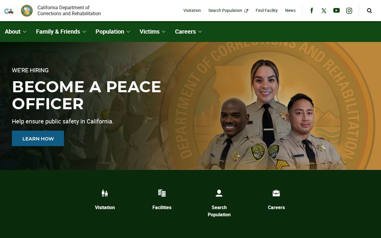 Napa County criminal history CDCR state custody search